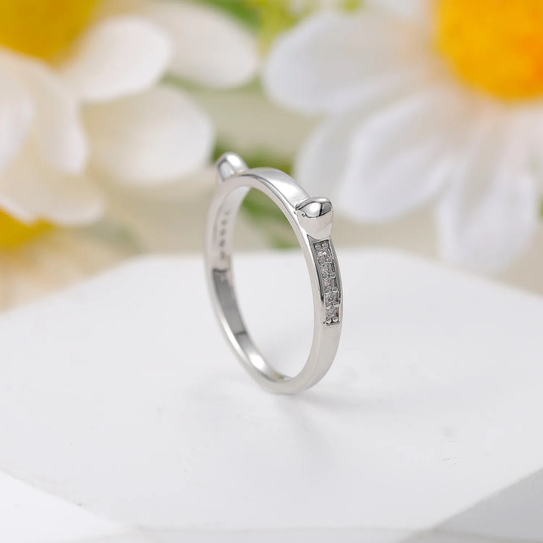 bague personnalisée pour amoureux des chats