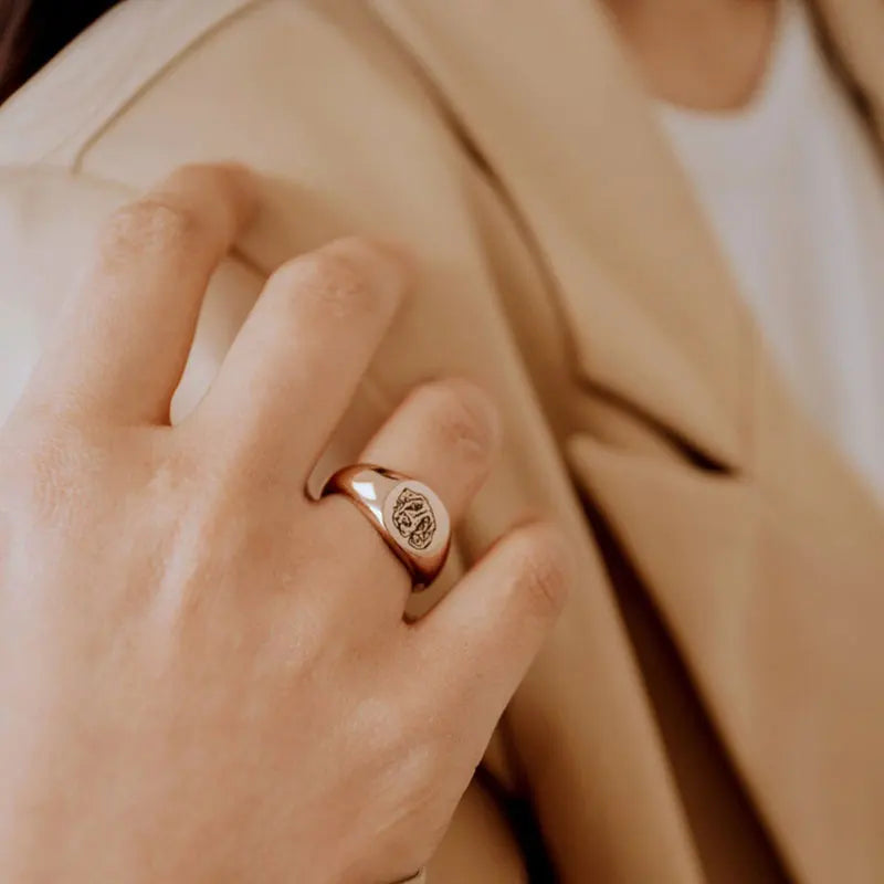 Chevalière personnalisée My Bestpet™ Love My Pet - My Bestpet™